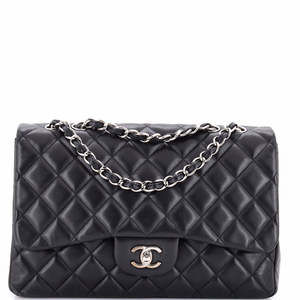 Chanel Jumbo Classic Single Flap Bag Quilted Lambskin